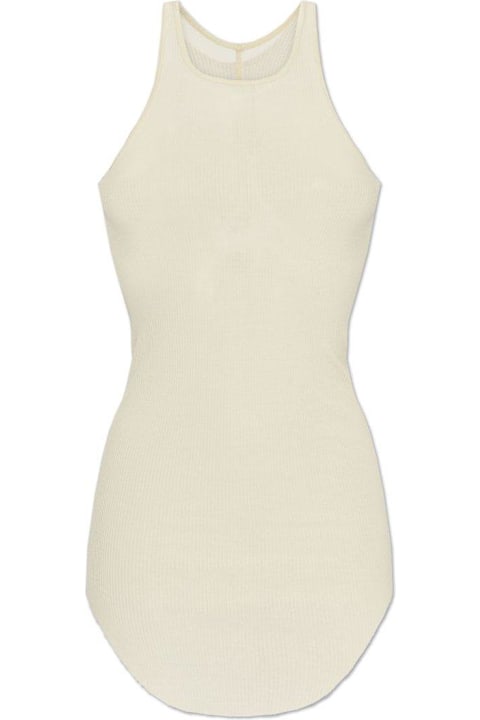 Topwear for Women Rick Owens Hollywood Basic Ribbed Scoop Neck Tank Top