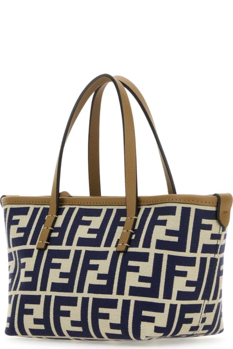 Fashion for Women Fendi Embroidered Fabric Mini Roll Handbag