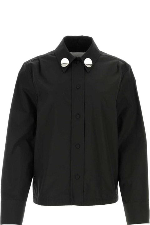 Clothing for Women Jil Sander Stud-embellished Long Sleeved Shirt