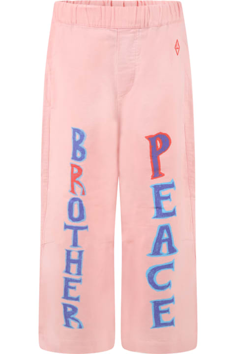 Pink Trouser For Girl With Writings
