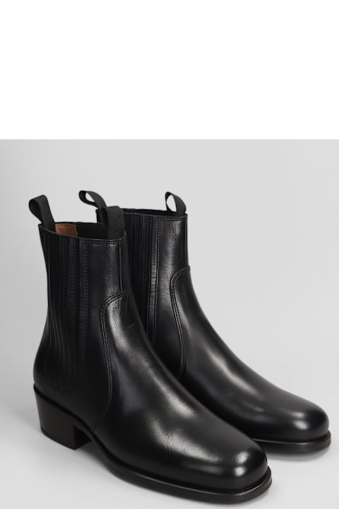 Lemaire for Women Lemaire Ankle Boots In Black Leather