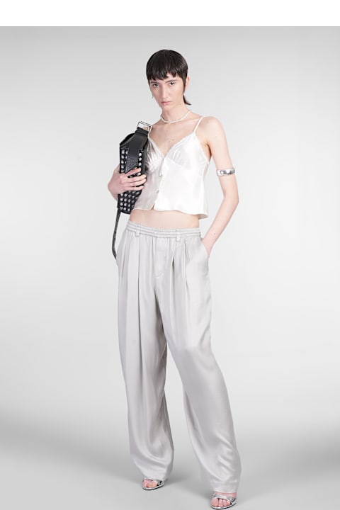 Alexander Wang لـ Women Alexander Wang Topwear In Beige Silk