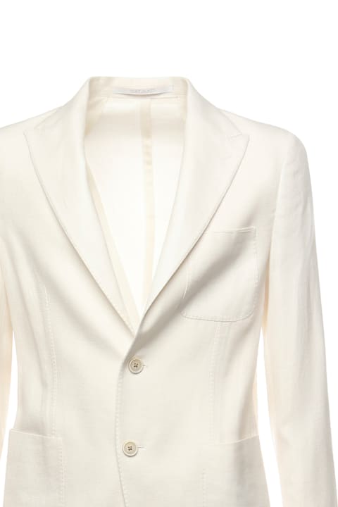 Eleventy for Kids Eleventy Single-breasted Soft Linen Jacket