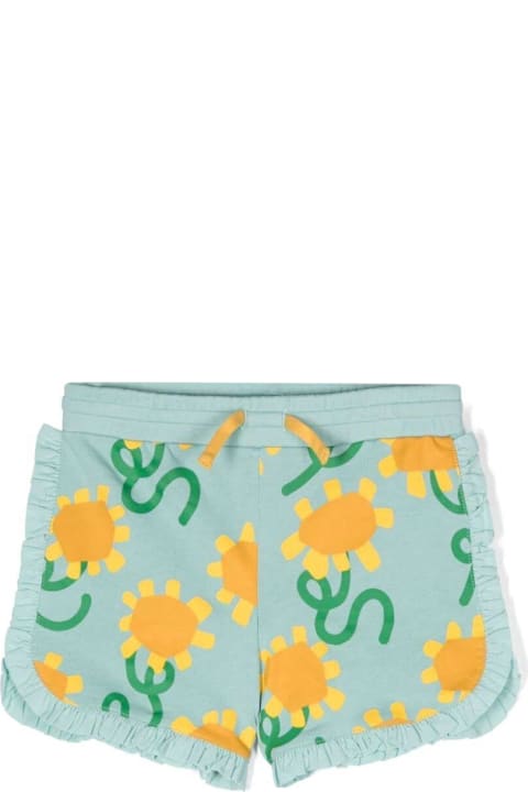 Stella McCartney Kids Bottoms for Boys Stella McCartney Kids Sunflower-printed Drawstring Shorts