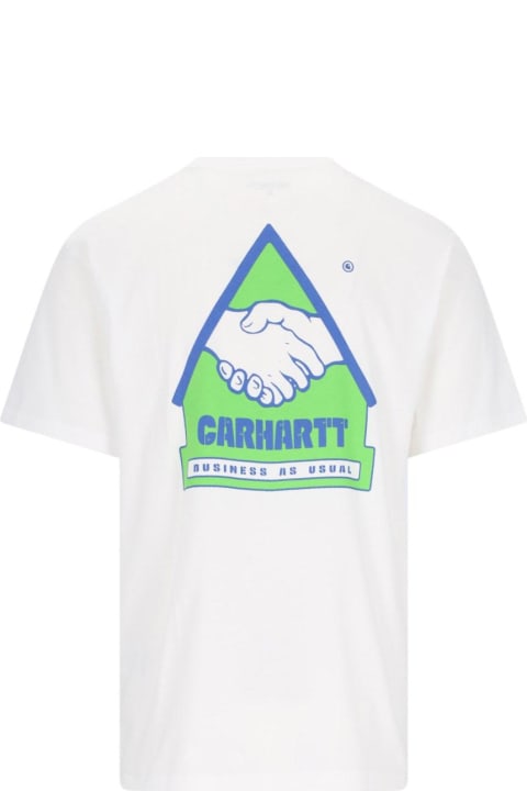 Carhartt ملابس علوية لـ القسم الرجالي Carhartt S/s 'trade' T-shirt