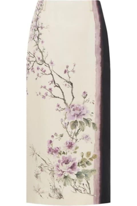 Dior for Kids Dior Printed Midi Skirt