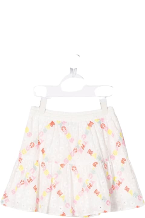 Marc Jacobs Girl Multicolor Cotton Skirt With Logo