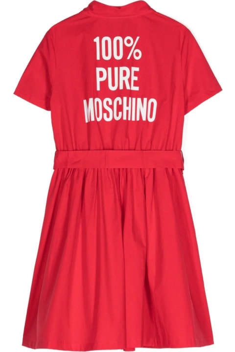 Dresses for Girls Moschino Abito Con Logo