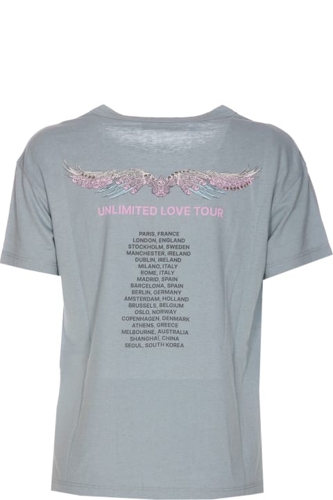 ウィメンズ Zadig & Voltaireのトップス Zadig & Voltaire Marta Concert Strass T-shirt