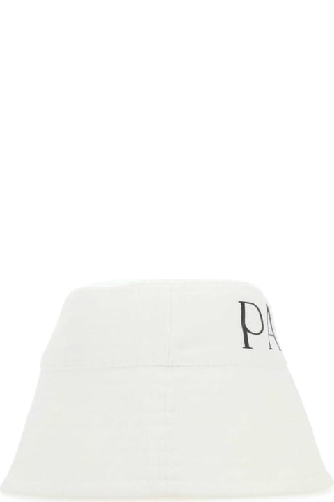 Accessories for Women Patou White Canvas Hat