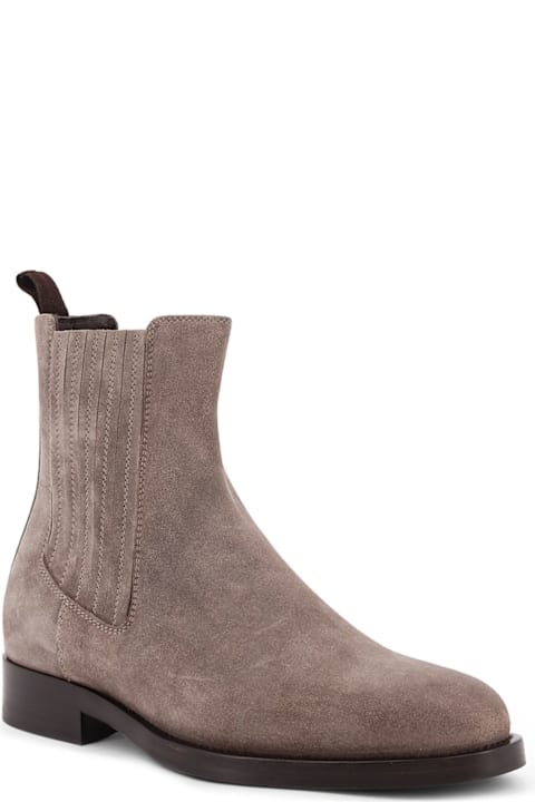 Homeware Brunello Cucinelli Chelsea Boot Suede Ankle Boots