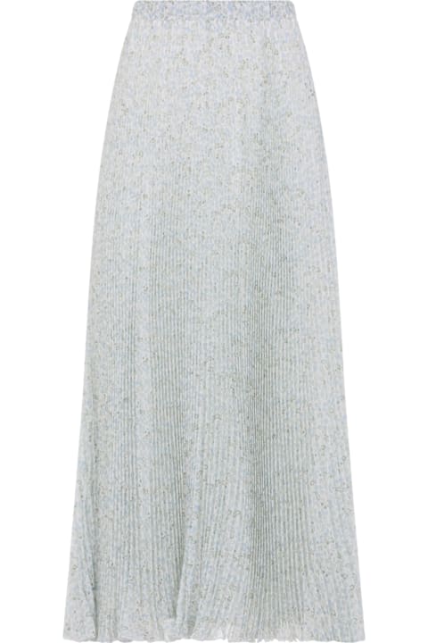 Ermanno Scervino for Kids Ermanno Scervino Plisse Printed Midi Skirt