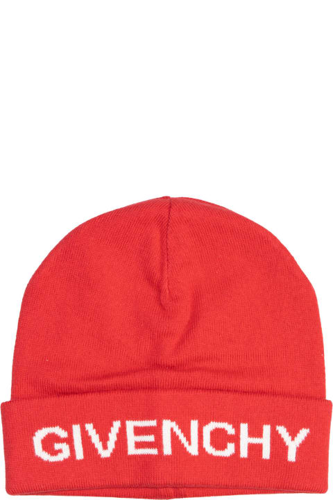 Givenchy for Boys Givenchy Cotton And Cashmere Hat