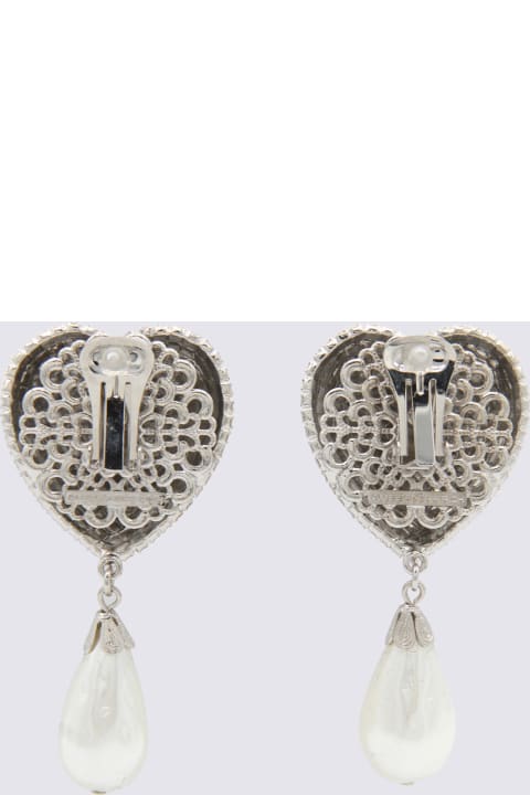 Jewelry for Women Alessandra Rich Silver-tone Brass Earrings