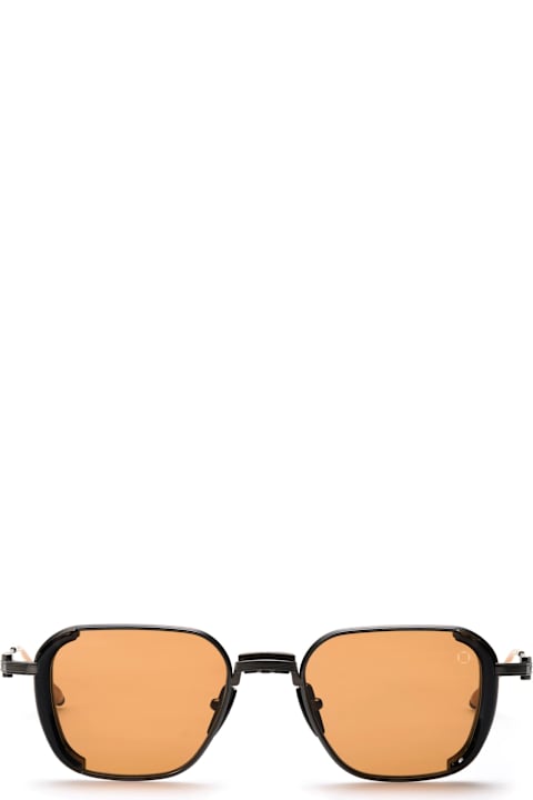 Homeware Akoni Eclipse - Crystal Black / Brushed 12k Gold Sunglasses