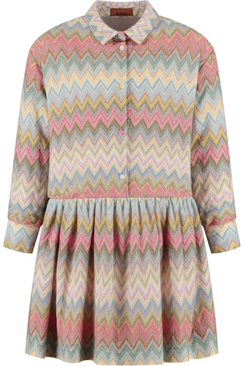 Missoni Kids لـ Men Missoni Kids Abito Con Motivo A Zigzag