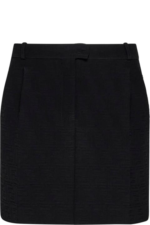 Fendi for Women Fendi Ff Jacquard Mini Skirt