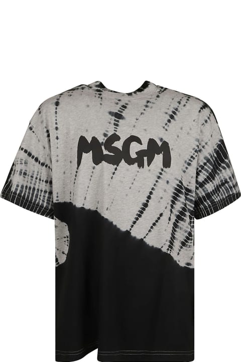 MSGM for Men MSGM Logo Round Neck T-shirt