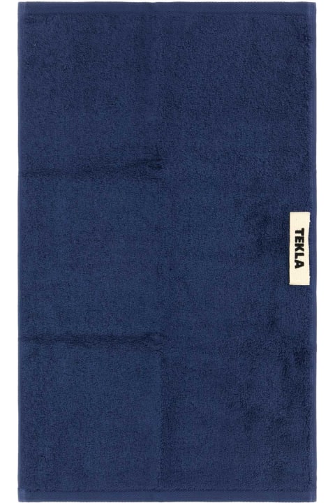 Tekla Textiles & Linens Tekla Navy Blue Terry Guest Towel