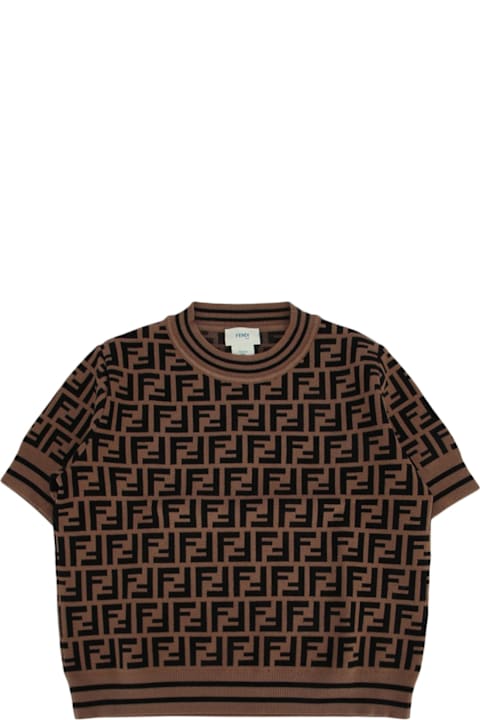 Fendi Sweaters & Sweatshirts for Boys Fendi Top Ff Knit