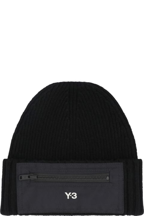 آخر صيحات الموضة من الأطفال Y-3 Beanie Ribbed Knit Beanie