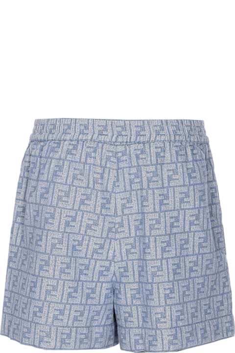Fendi Clothing for Women Fendi Ff Logo Shorts
