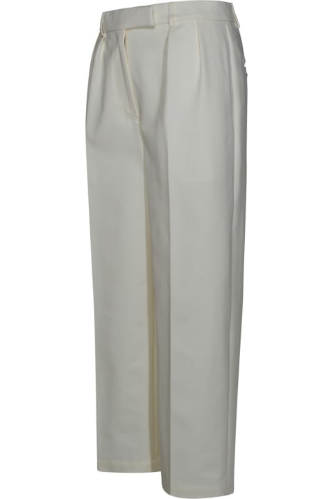 ウィメンズ Thom Browneのパンツ＆ショーツ Thom Browne White Cotton Pants