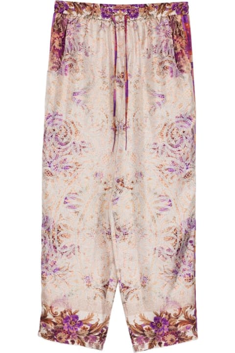 Pierre-Louis Mascia for Kids Pierre-Louis Mascia Printed Silk Trousers