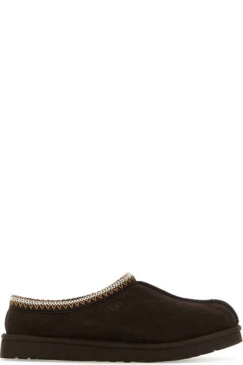 Loafers & Boat Shoes for Men UGG Dark Brown Suede Tasman Slippers