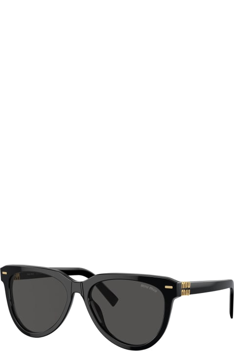 Miu Miu Eyewear for Women Miu Miu 0mu 12zs 16k5s0 Black Sunglasses