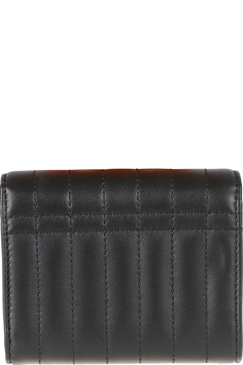 Burberry Sale for Women Burberry Tb Plaque Padded Snap Button Wallet