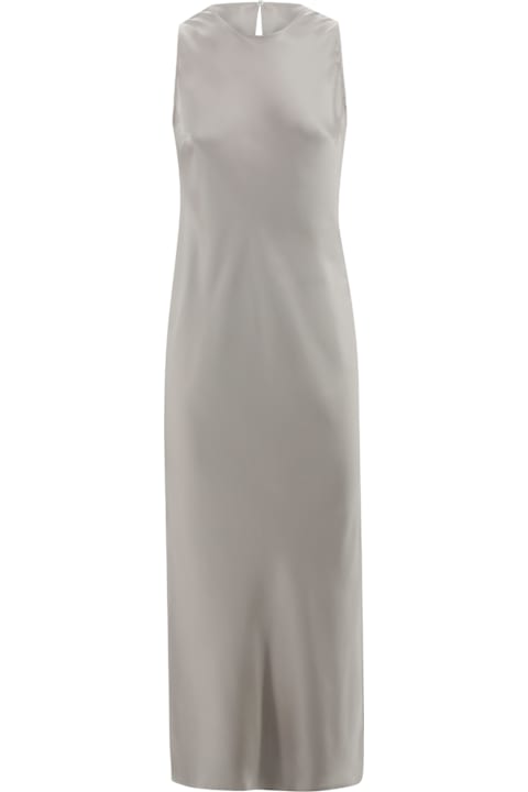 Herno Dresses for Women Herno Satin Long Dress