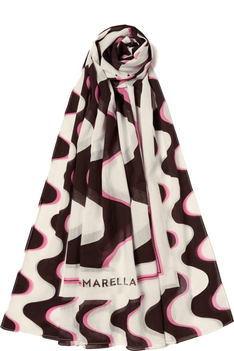 Marella Scarves & Wraps for Women Marella Pink Brown Scarf