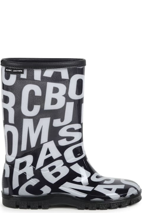 Marc Jacobs أحذية لـ بنات Marc Jacobs Logo Monogrammed Rain Boots