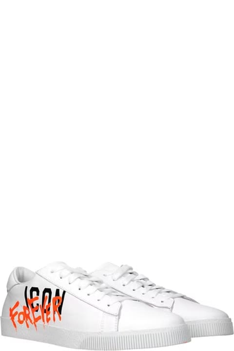 Dsquared2 Sneakers for Men Dsquared2 Leather Icon Sneakers