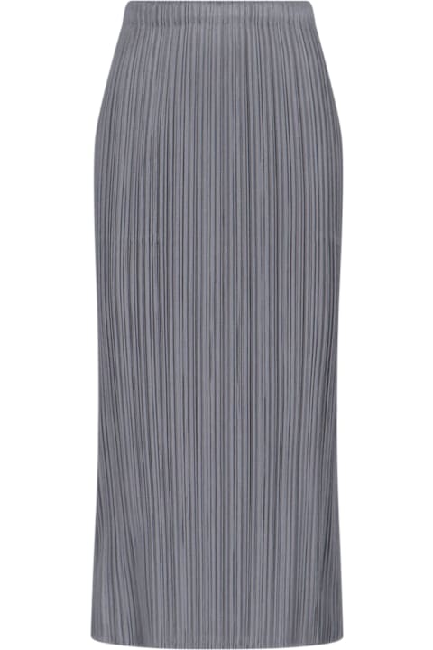 Pleats Please Issey Miyake الملابس لـ السيدات Pleats Please Issey Miyake Pleated Midi Skirt