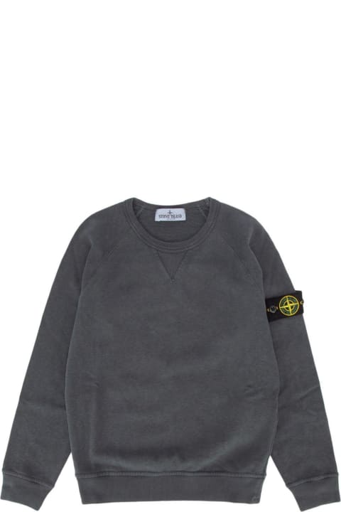 Stone Island Sweaters & Sweatshirts for Boys Stone Island Compass-patch Crewneck Sweatshirt