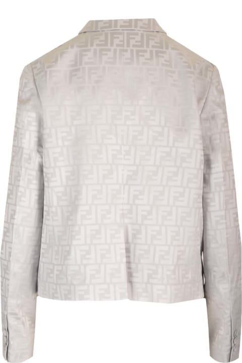Fendi Clothing for Women Fendi Monogram Silk Jacket