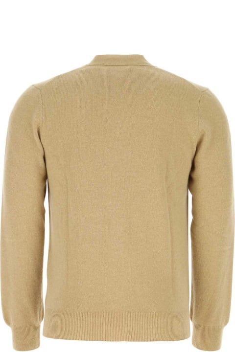 Comme des Garçons Shirt Boy Sweaters for Men Comme des Garçons Shirt Boy Logo Patch Buttoned Cardigan