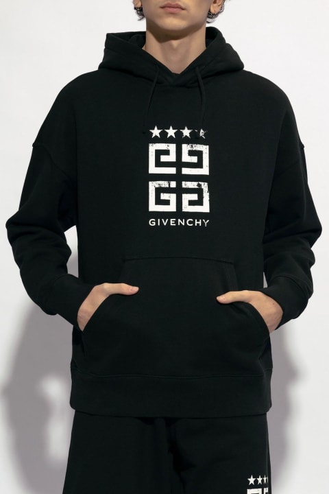 Givenchy Clothing for Men Givenchy Logo Printed Hoodie