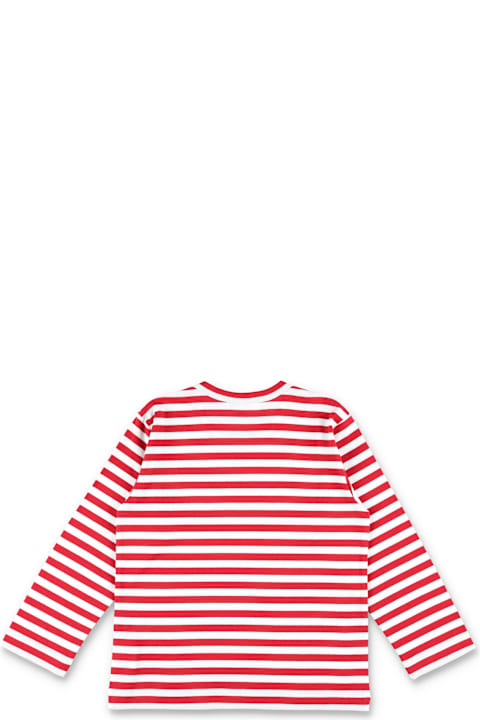 Comme des Garçons Play لـ Kids Comme des Garçons Play Kid - Striped T-shirt