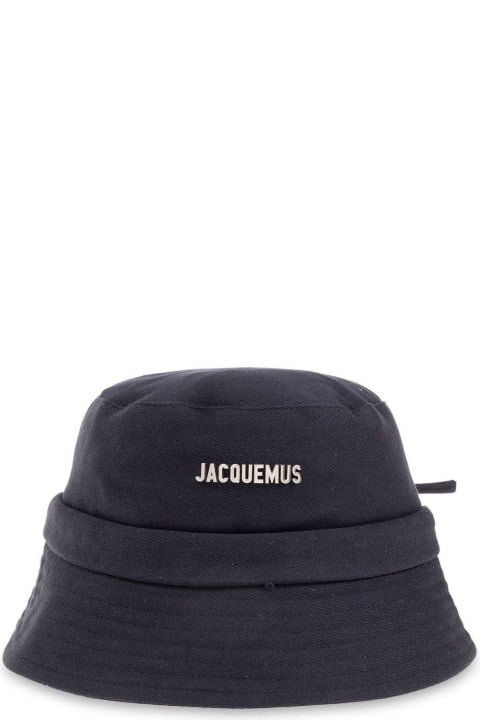 Jacquemus Hats for Men Jacquemus Le Bob Gadjo Knotted Bucket Hat