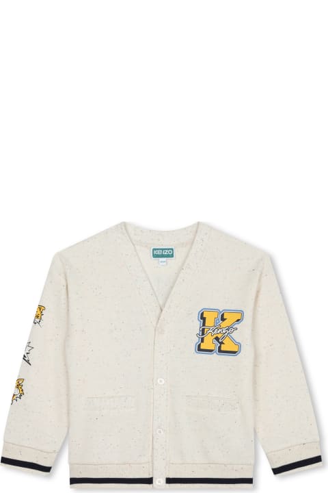 Kenzo Kids Sweaters & Sweatshirts for Boys Kenzo Kids Cardigan Con Logo