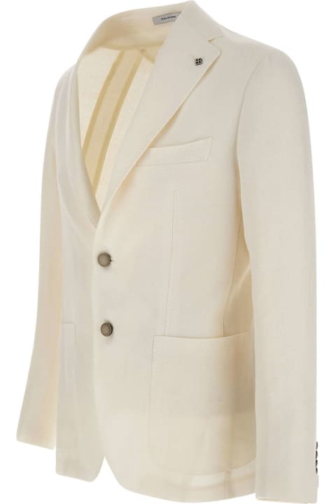 Tagliatore Coats & Jackets for Men Tagliatore Linen And Cotton Blazer