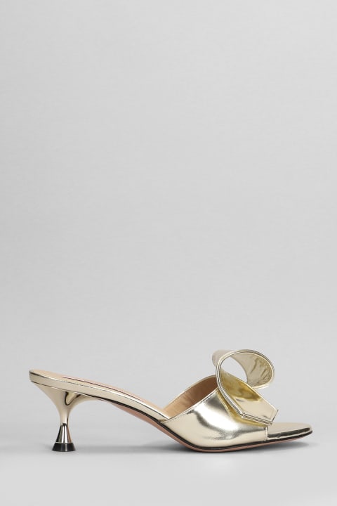 Shoes for Women Marc Ellis Kind Slipper-mule In Gold Leather