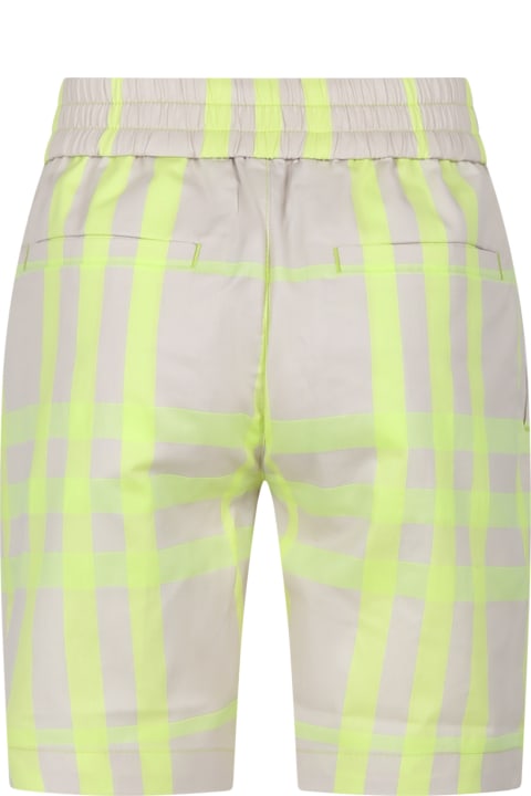 Burberry for Boys Burberry Ivory Sports Shorts For Boy