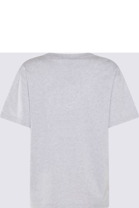 Alexander Wang for Women Alexander Wang Light Grey Cotton T-shirt