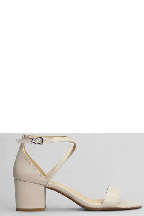 Michael Kors for Women Michael Kors Serena Flex Sandal Sandals In Beige Leather