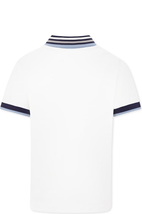 Fay for Kids Fay Ivory Polo Shirt For Boy