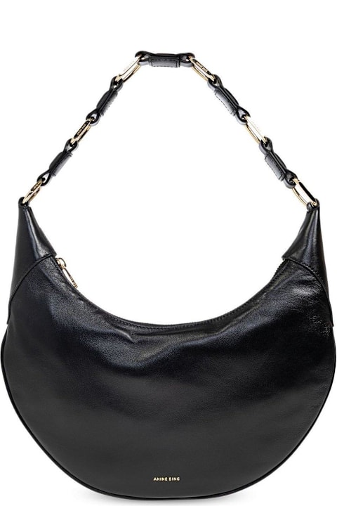 Anine Bing for Women Anine Bing Kate Logo Stamp Shoulder Bag